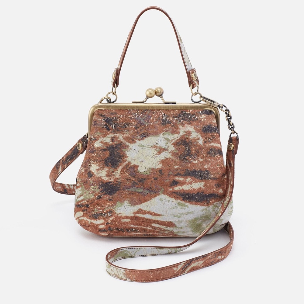 NWT 
HOBO Alba Crossbody Printed Leather Coastal Canyon